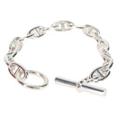 HERMES Chaine d'Ancre GM Bracelet Ag925 15 Links Silver Auth 131509SM-1