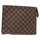 LOUIS VUITTON Damier Ebene Poche Toilette 26 Pouch N47543 LV Auth 131517-1