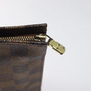 LOUIS VUITTON Damier Ebene Poche Toilette 26 Pouch N47543 LV Auth 131517-9