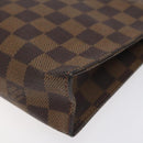 LOUIS VUITTON Damier Ebene Poche Toilette 26 Pouch N47543 LV Auth 131517-7