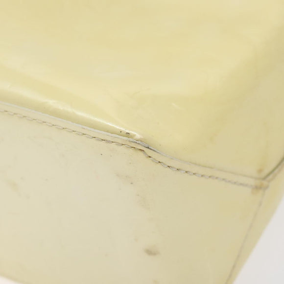 LOUIS VUITTON Monogram Vernis Reade PM Hand Bag Perle M91336 LV Auth 131520