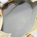 LOUIS VUITTON Monogram Vernis Reade PM Hand Bag Perle M91336 LV Auth 131520-11