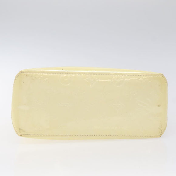 LOUIS VUITTON Monogram Vernis Reade PM Hand Bag Perle M91336 LV Auth 131520