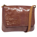 LOUIS VUITTON Monogram Vernis Thompson Street Bag Viole M91095 LV Auth 131521-1