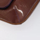 LOUIS VUITTON Monogram Vernis Thompson Street Bag Viole M91095 LV Auth 131521-15