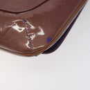 LOUIS VUITTON Monogram Vernis Thompson Street Bag Viole M91095 LV Auth 131521-16