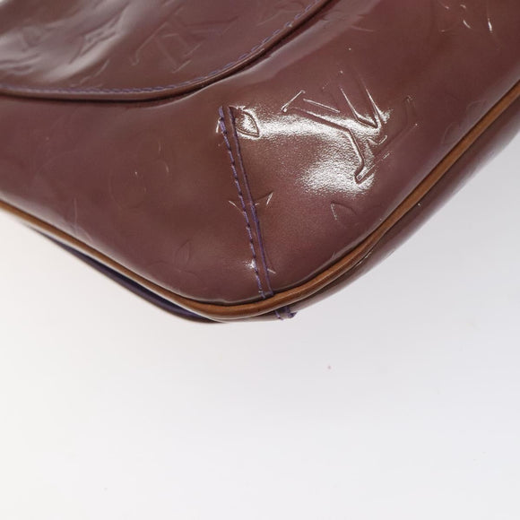 LOUIS VUITTON Monogram Vernis Thompson Street Bag Viole M91095 LV Auth 131521