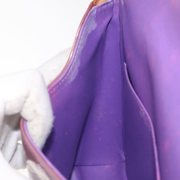 LOUIS VUITTON Monogram Vernis Thompson Street Bag Viole M91095 LV Auth 131521