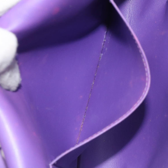 LOUIS VUITTON Monogram Vernis Thompson Street Bag Viole M91095 LV Auth 131521