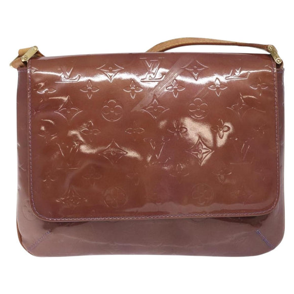 LOUIS VUITTON Monogram Vernis Thompson Street Bag Viole M91095 LV Auth 131521