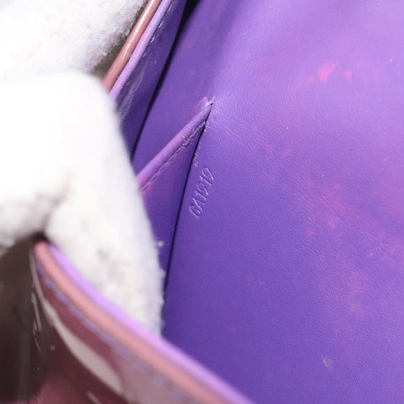 LOUIS VUITTON Monogram Vernis Thompson Street Bag Viole M91095 LV Auth 131521