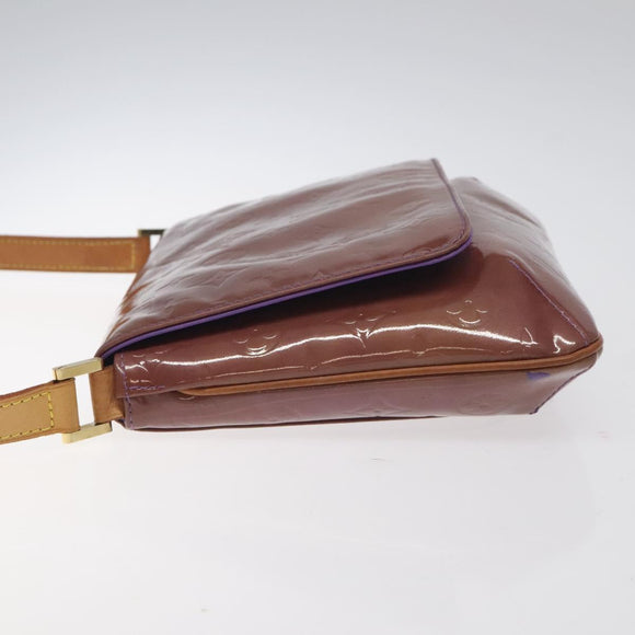 LOUIS VUITTON Monogram Vernis Thompson Street Bag Viole M91095 LV Auth 131521