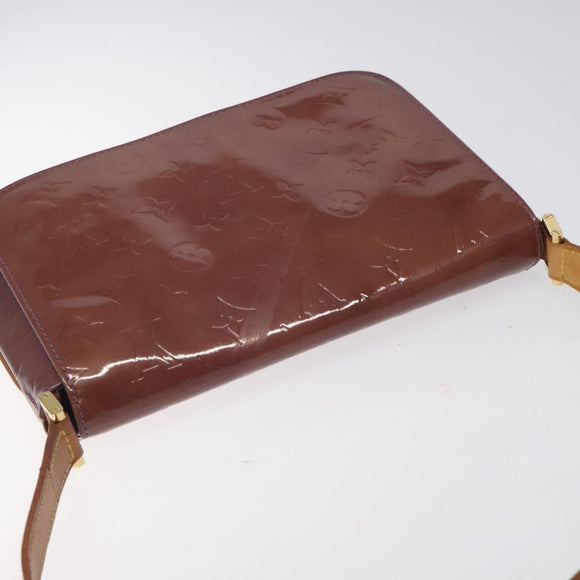 LOUIS VUITTON Monogram Vernis Thompson Street Bag Viole M91095 LV Auth 131521