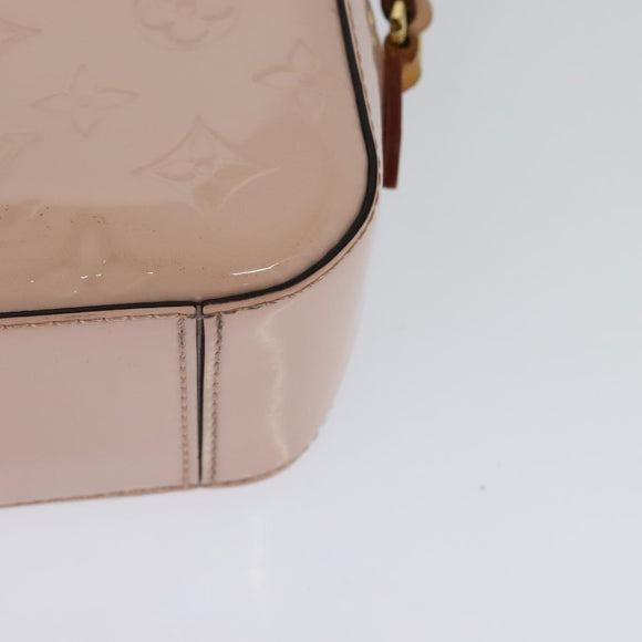 LOUIS VUITTON Vernis Santa Monica Shoulder Bag Rose valerine M90371 Auth 131522