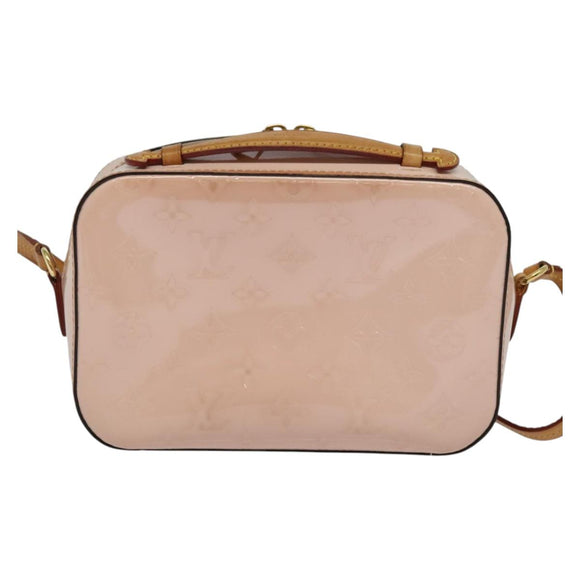 LOUIS VUITTON Vernis Santa Monica Shoulder Bag Rose valerine M90371 Auth 131522