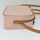 LOUIS VUITTON Vernis Santa Monica Shoulder Bag Rose valerine M90371 Auth 131522-5