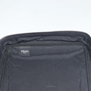 FENDI Zucca Canvas Clutch Bag Outlet Black Gray Auth 131527-17