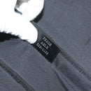 FENDI Zucca Canvas Clutch Bag Outlet Black Gray Auth 131527-11