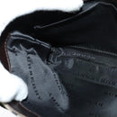 BURBERRY Nova Check Shoulder Bag Canvas Beige Silver Auth 131533-19