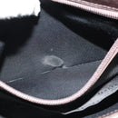 BURBERRY Nova Check Shoulder Bag Canvas Beige Silver Auth 131533-12