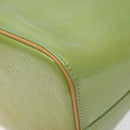 LOUIS VUITTON Monogram Vernis Houston Hand Bag Baby Blue M91005 LV Auth 131537-15