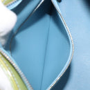 LOUIS VUITTON Monogram Vernis Houston Hand Bag Baby Blue M91005 LV Auth 131537-21