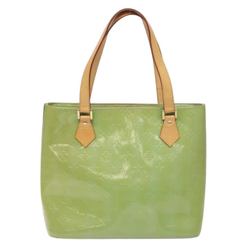 LOUIS VUITTON Monogram Vernis Houston Hand Bag Baby Blue M91005 LV Auth 131537 - 0