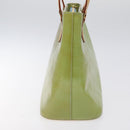 LOUIS VUITTON Monogram Vernis Houston Hand Bag Baby Blue M91005 LV Auth 131537-3