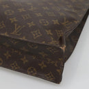 LOUIS VUITTON Monogram Sac Plat Hand Bag M51140 LV Auth 131541-9