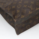 LOUIS VUITTON Monogram Sac Plat Hand Bag M51140 LV Auth 131541-16