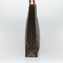 LOUIS VUITTON Monogram Sac Plat Hand Bag M51140 LV Auth 131541-3