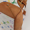 LOUIS VUITTON Monogram Multicolor Claudia Hand Bag White M40193 LV Auth 131551V-9