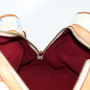 LOUIS VUITTON Monogram Multicolor Claudia Hand Bag White M40193 LV Auth 131551V-20