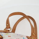 LOUIS VUITTON Monogram Multicolor Claudia Hand Bag White M40193 LV Auth 131551V-14