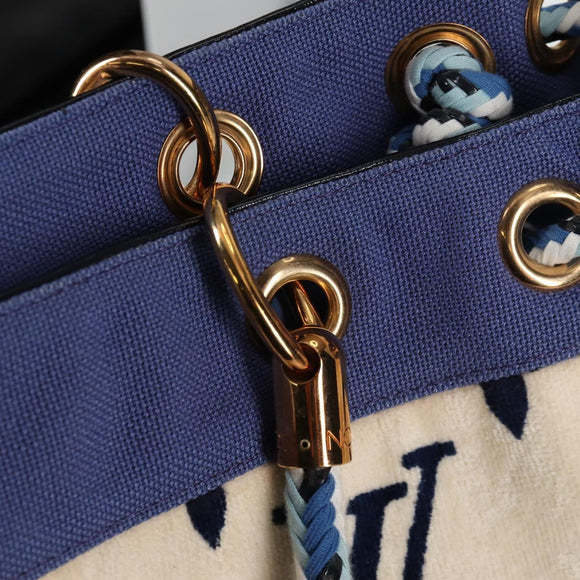 LOUIS VUITTON Cruise lijn Eponge Schoudertas Pile Paars N92097 LV Auth 131553V