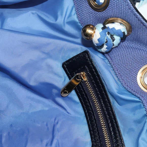 LOUIS VUITTON Cruise lijn Eponge Schoudertas Pile Paars N92097 LV Auth 131553V