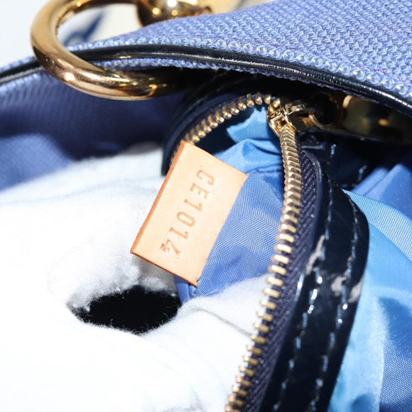 LOUIS VUITTON Cruise line Eponge Shoulder Bag Pile Purple N92097 LV Auth 131553V