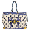 LOUIS VUITTON Cruise lijn Eponge Schoudertas Pile Paars N92097 LV Auth 131553V-13