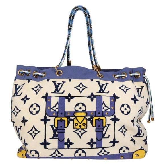 LOUIS VUITTON Cruise lijn Eponge Schoudertas Pile Paars N92097 LV Auth 131553V
