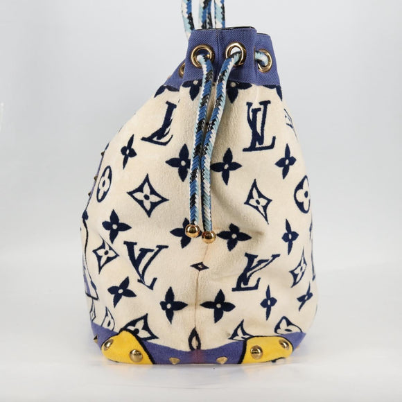 LOUIS VUITTON Cruise line Eponge Shoulder Bag Pile Purple N92097 LV Auth 131553V