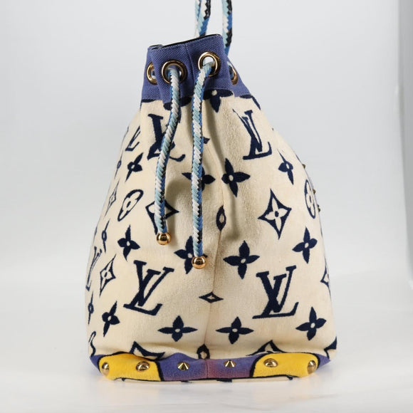 LOUIS VUITTON Cruise lijn Eponge Schoudertas Pile Paars N92097 LV Auth 131553V