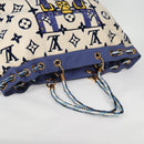 LOUIS VUITTON Cruise lijn Eponge Schoudertas Pile Paars N92097 LV Auth 131553V-8