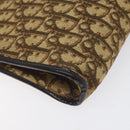 Christian Dior Trotter Canvas Shoulder Bag Brown Auth 131559-16