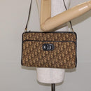 Christian Dior Trotter Canvas Shoulder Bag Brown Auth 131559-21