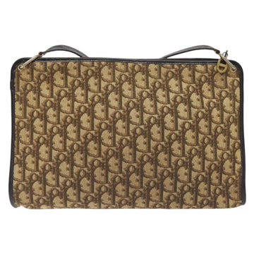 Christian Dior Trotter Canvas Shoulder Bag Brown Auth 131559 - 0