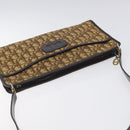 Christian Dior Trotter Canvas Shoulder Bag Brown Auth 131559-6