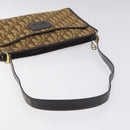 Christian Dior Trotter Canvas Shoulder Bag Brown Auth 131559-7
