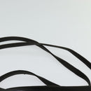 BALLY Chain Shoulder Bag Leather Black Gold Auth 131560-8