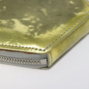 LOUIS VUITTON Vernis Porte Monnaie Flocon Coin Purse Argent M58215 Auth 131564-16