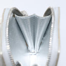 LOUIS VUITTON Vernis Porte Monnaie Flocon Coin Purse Argent M58215 Auth 131564-11